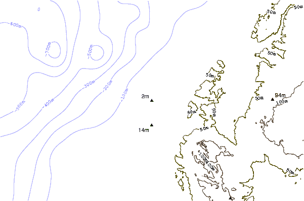 Shoreline around Buraco