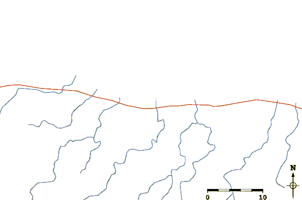Roads and rivers around Buritaca