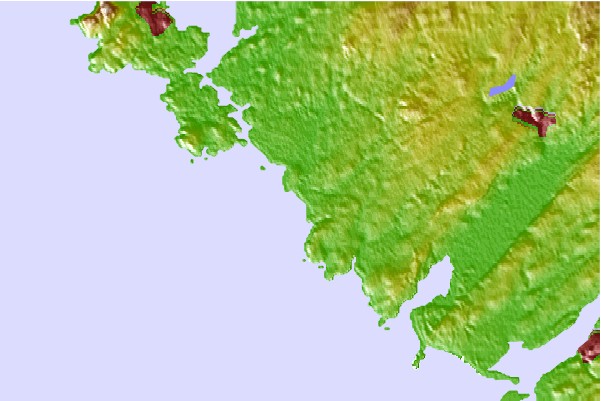 Surf spots located close to Cable Bay