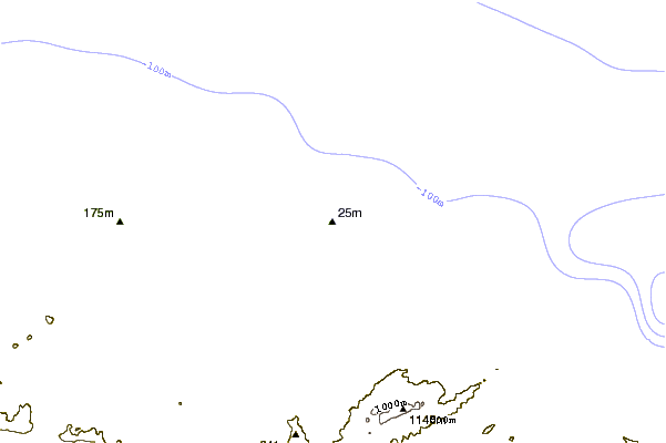 Shoreline around Cabo Lastres
