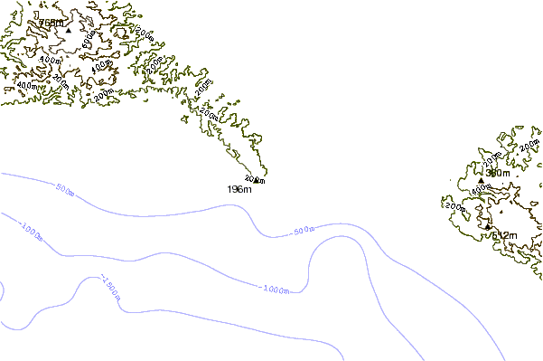 Shoreline around Cabo Matapalo