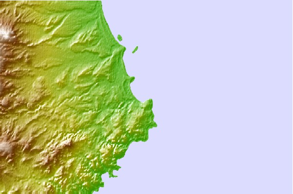 Surf spots located close to Cabo Raso