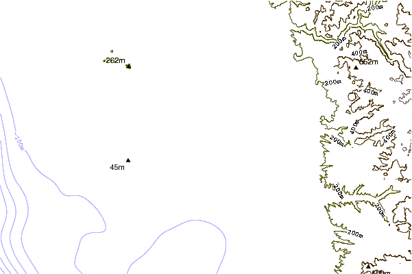 Shoreline around Cabo San Quintin