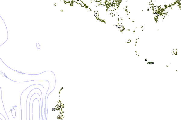 Shoreline around Cabo Verde