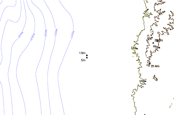 Shoreline around Cabo de Sines