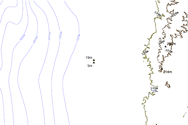 Shoreline around Cabo de Sines