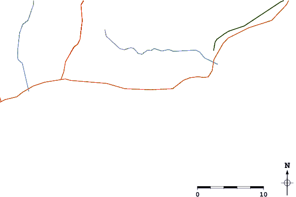 Roads and rivers around Puerto Cabopino