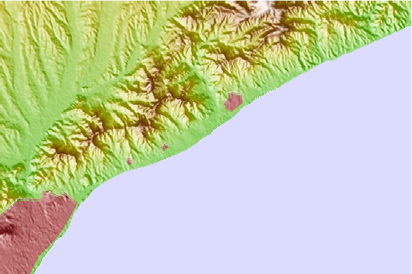 Surf spots located close to Cabrera