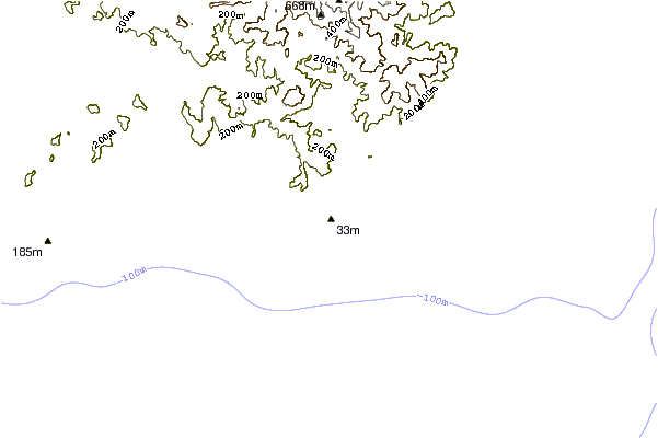 Shoreline around Cala Cipolla