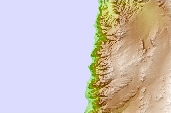 Surf breaks located close to Caleta Loa