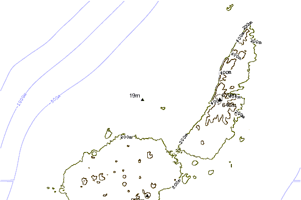 Shoreline around Caleta de Cabello