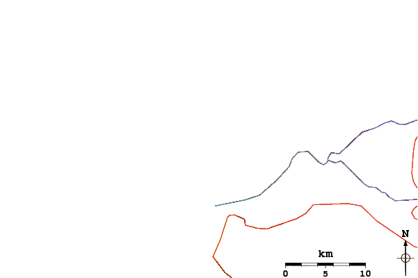 Roads and rivers around Caletita Buena