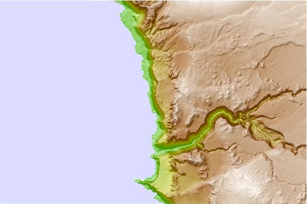 Surf breaks located close to Caletita Buena