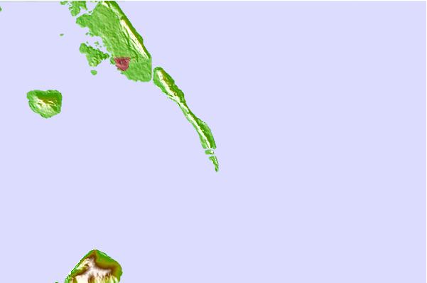 Surf spots located close to Calicoan Island ABCD Beach