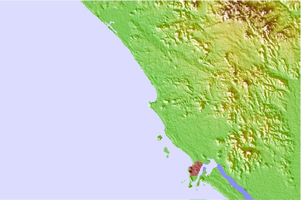 Surf spots located close to Camaron Beach