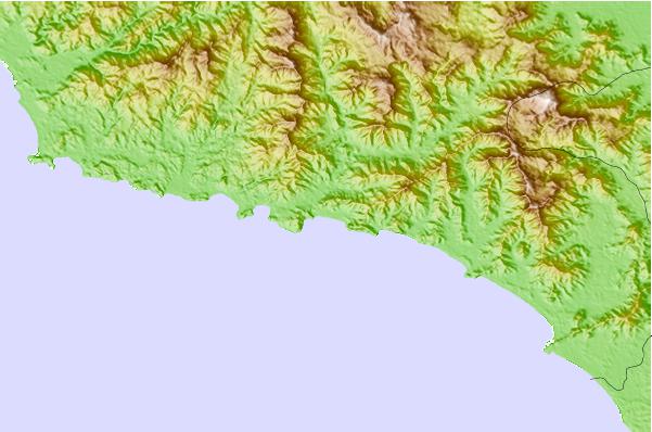 Surf spots located close to Camaronal