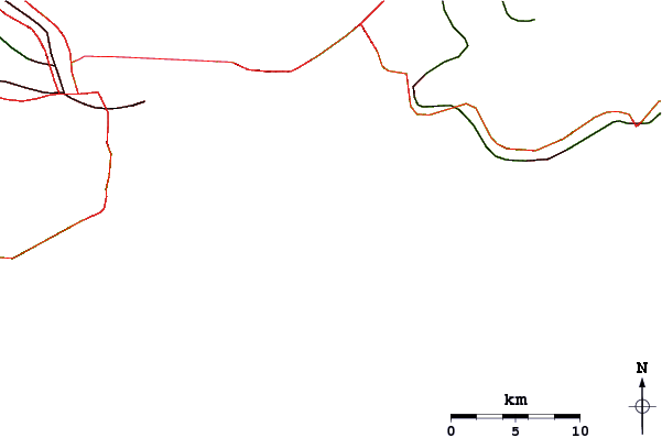 Roads and rivers around Camboinhas