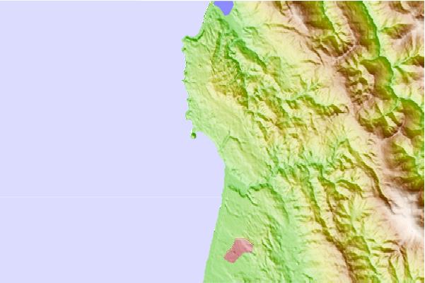Surf spots located close to Camel Rock