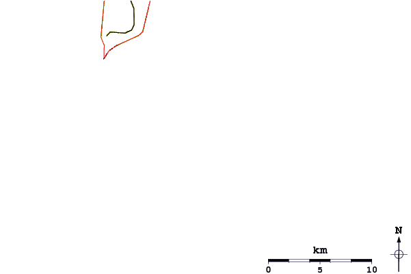 Roads and rivers around Camp Kazela Medulin