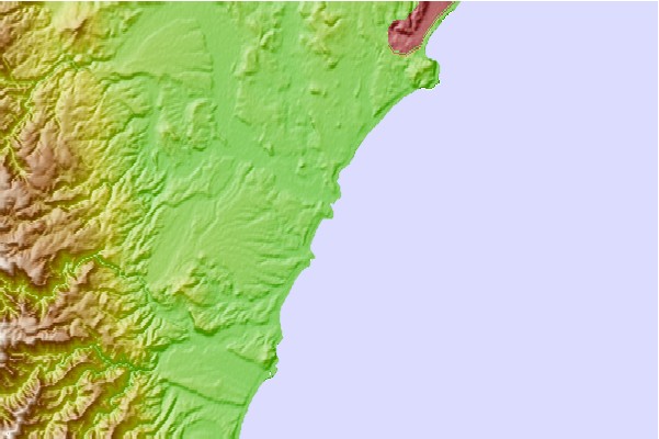 Surf spots located close to Campbells Bay