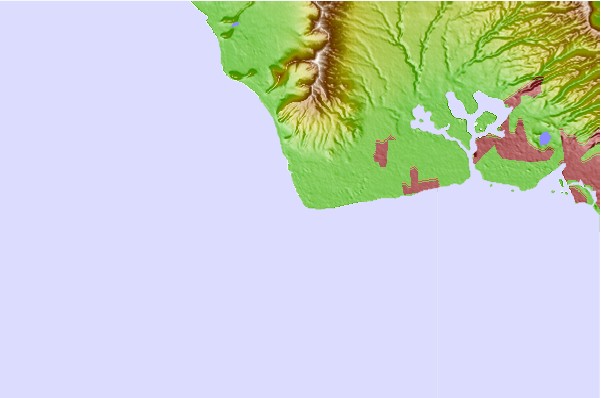 Surf spots located close to Campbells