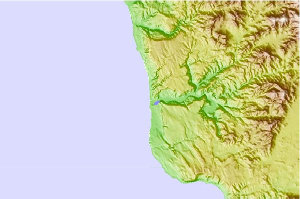 Surf spots located close to Campo Lopez (K-55)