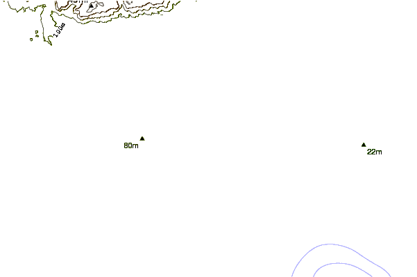Shoreline around Campo Renes