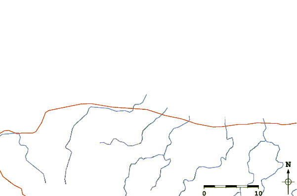 Roads and rivers around Cañaveral