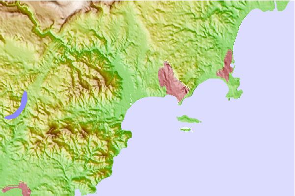 Surf spots located close to Mandelieu l'Aerospatiale