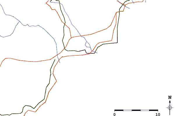Roads and rivers around Cannes