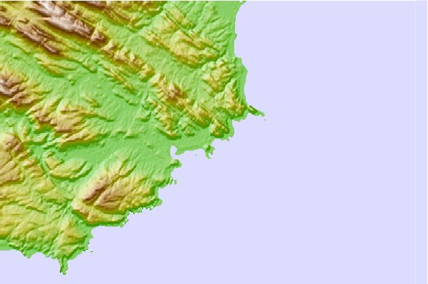 Surf spots located close to Cannibal Bay