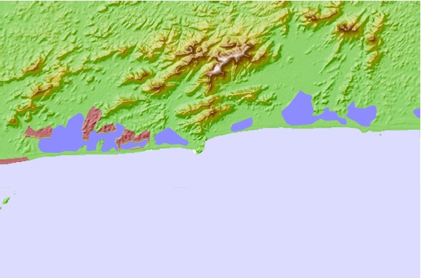 Surf spots located close to Canto de Jacone