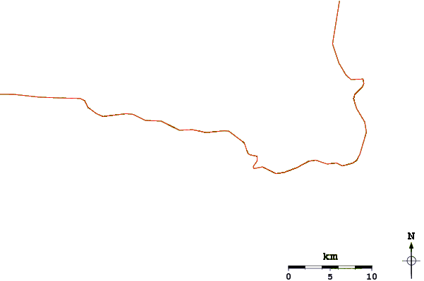 Roads and rivers around Canto do Moreira
