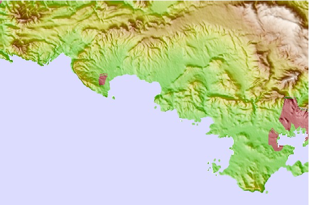 Surf spots located close to Cap Rousset