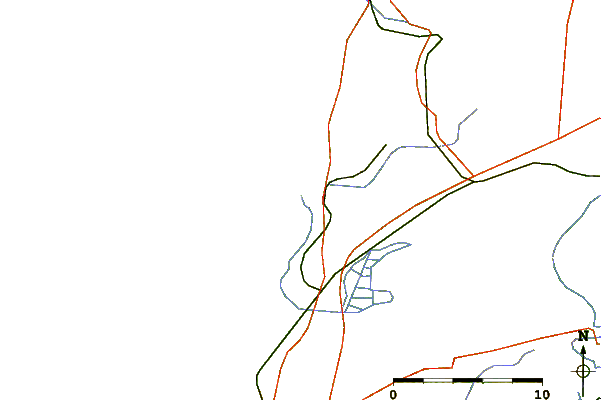 Roads and rivers around Capbreton - Le Prevent