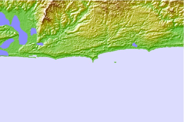 Surf spots located close to Cape Conran