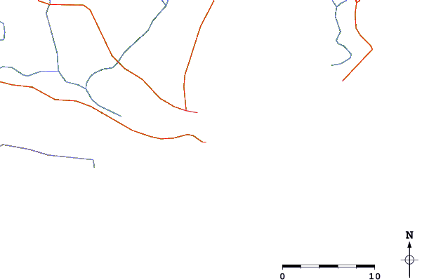 Roads and rivers around Cape Infanta