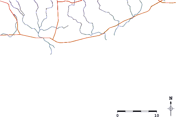 Roads and rivers around Cape Kersaint