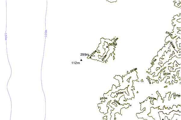 Shoreline around Cape Lookout