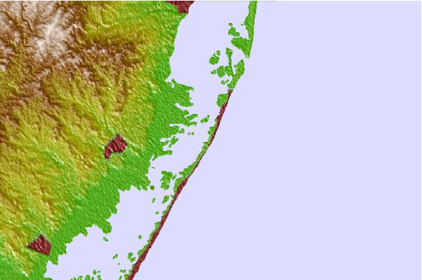 Surf spots located close to Cape May Avenue
