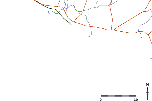 Roads and rivers around Cape Paterson