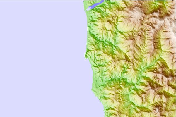 Surf spots located close to Cape Sebastian