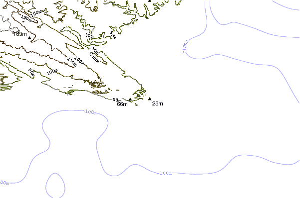 Shoreline around Cape St Francis