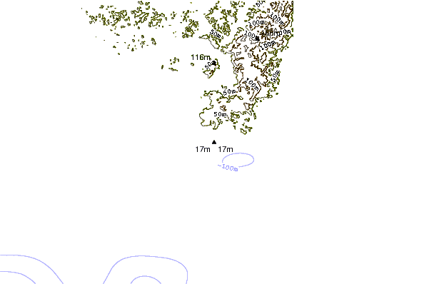 Shoreline around Cape Three Points