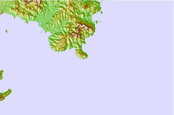 Surf breaks located close to Cape Toi