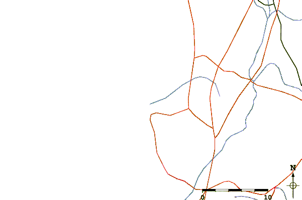Roads and rivers around Captains