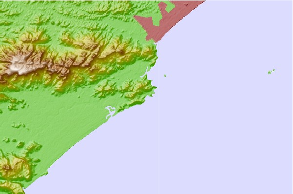 Surf spots located close to Carambore