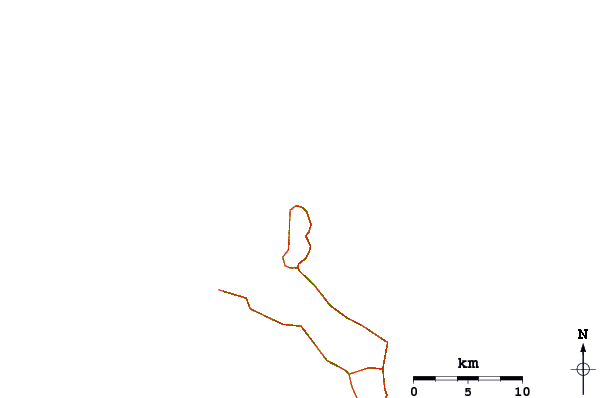Roads and rivers around Carana