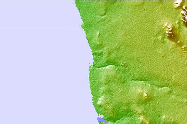 Surf spots located close to Caravan Park/Lamberts Bay