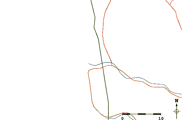 Roads and rivers around Caravan Park/Lamberts Bay